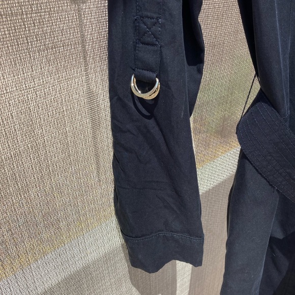 WHBM Twill shirt dress - never worn w/tag/extra button. No rips, tears, stains. - Picture 5 of 6